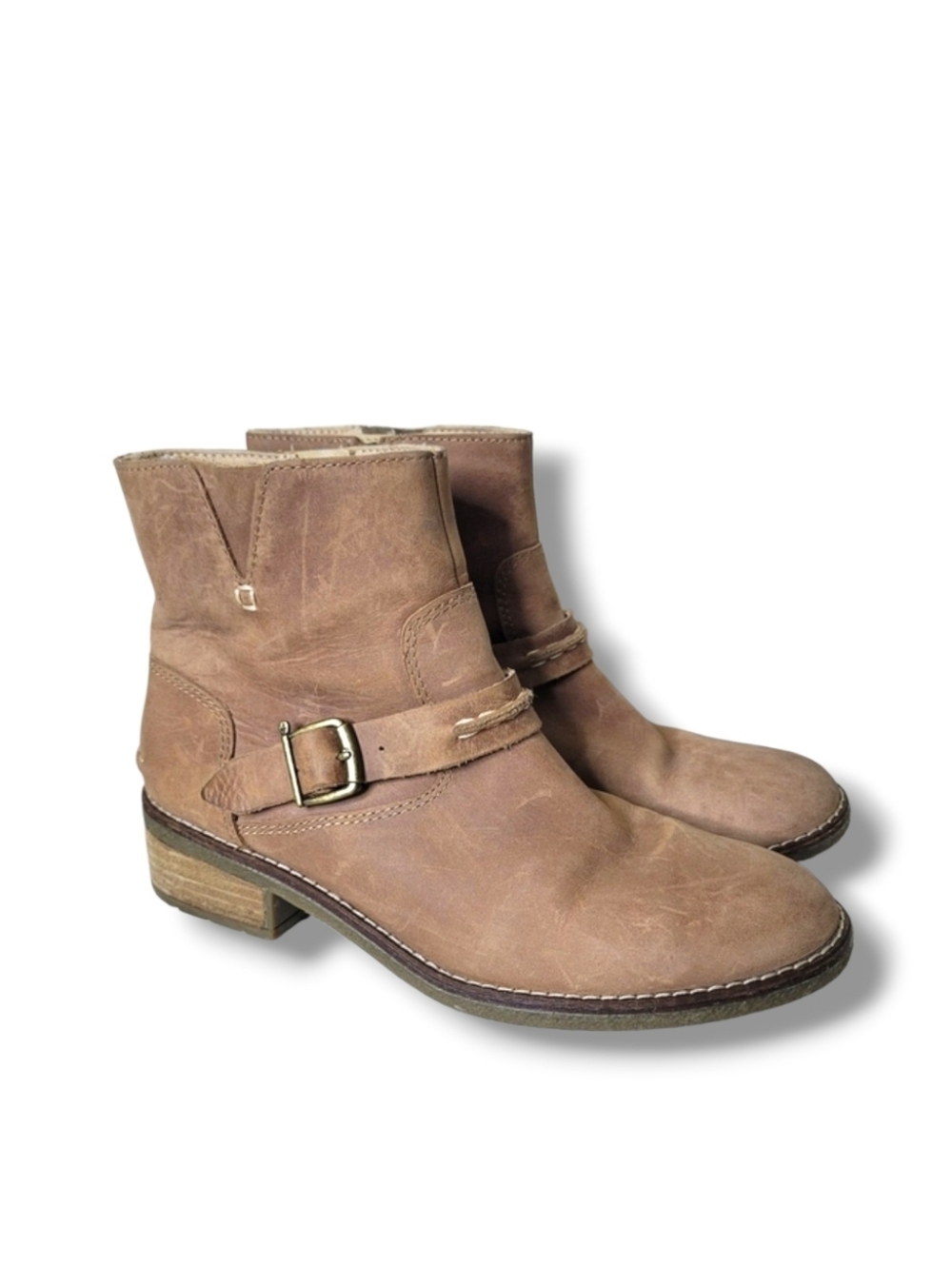 Sperry Seaport Storm Short Buckle Boots Size 7.5 Waterproof Leather